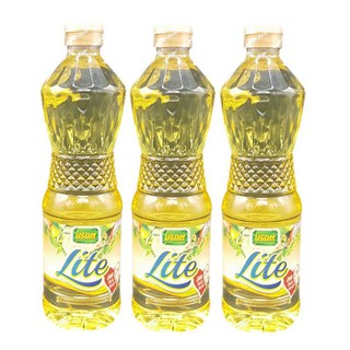 ตรามรกตไลท์ น้ำมันผสม 1 ลิตร แพ็ค x 3 ขวด Morakot Light Oil, Mixed, 1 liter, Pack x 3 Bottles