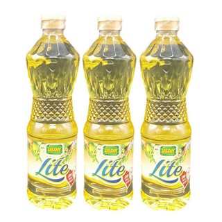 ตรามรกตไลท์ น้ำมันผสม 1 ลิตร แพ็ค x 3 ขวด Morakot Light Oil, Mixed, 1 liter, Pack x 3 Bottles