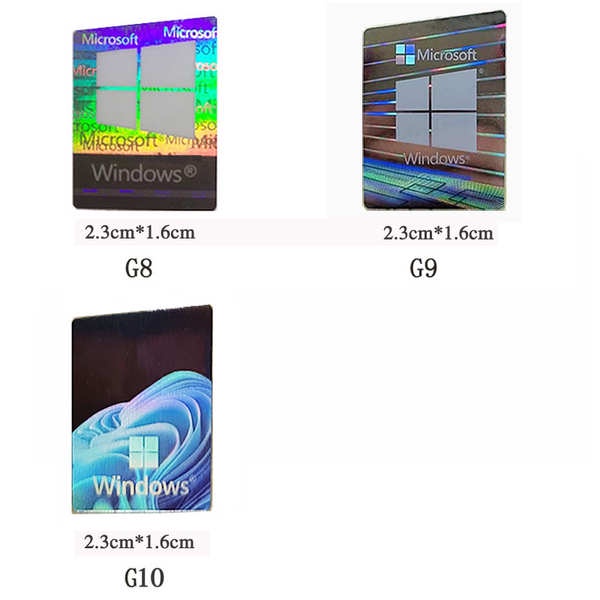 เปลี่ยนสี Windows10 สติกเกอร์ WIN10 ป้าย WIN11 WINDOWS สติ๊กเกอร์ฉลาก LOGO WIN Label