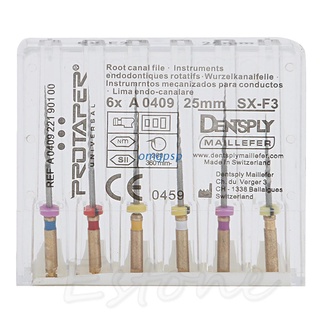 Og [READY STOCK]  A Packet ProTaper Files Niti SX-F3 25MM Dental Dentsply Rotary Universal Engine