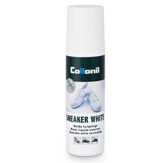 Collonil Sneaker White 100ml โคโลนิลน้ำยาเคลือบผิวรองเท้าผ้าใบสีขาว, midsole ขอบยางรองเท้า