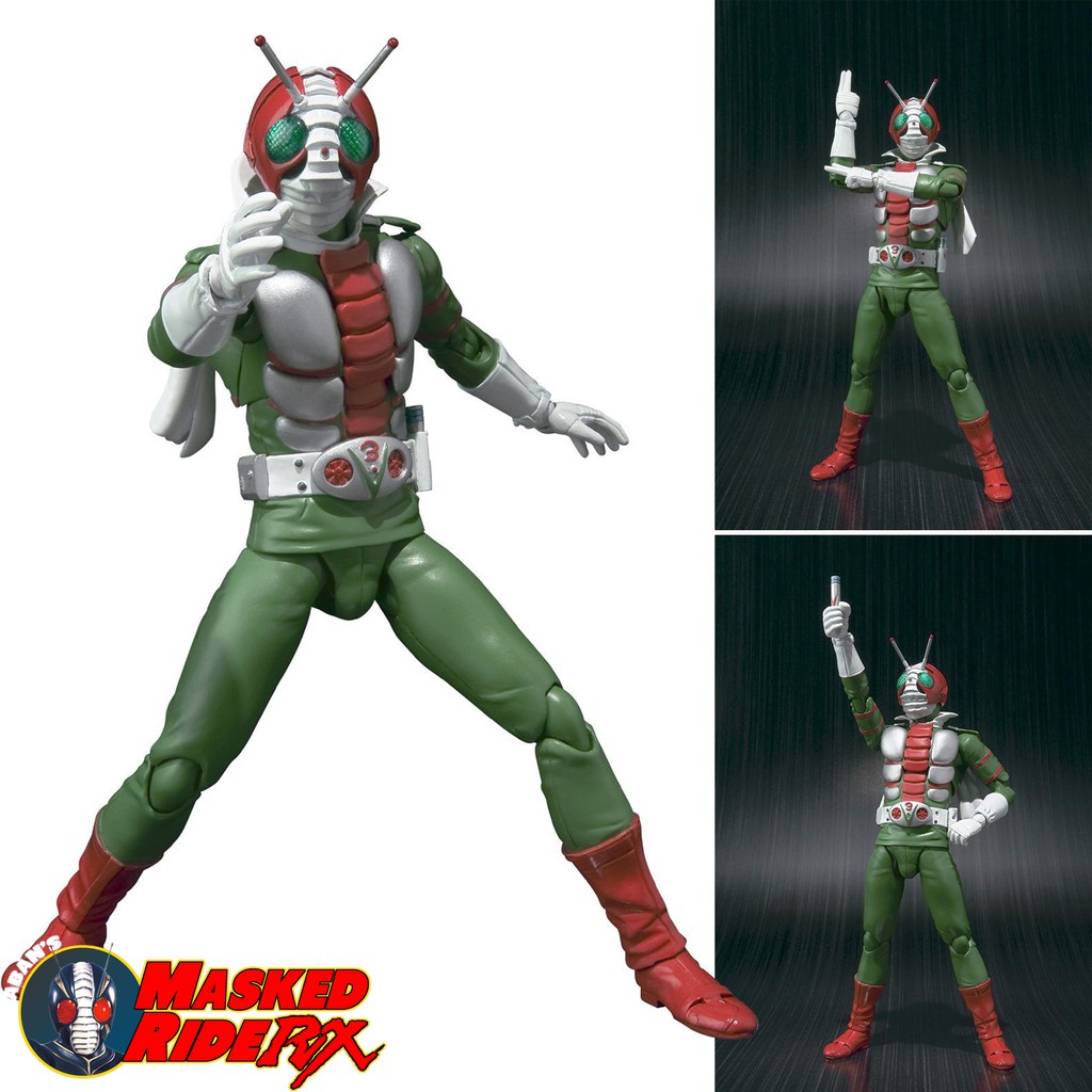 Model Figma งานแท้ ฟิกม่า Figure BANDAI บันได S.H.Figuarts จากซีรีส์ดังเรื่อง Masked Rider V3 คาเมนไ