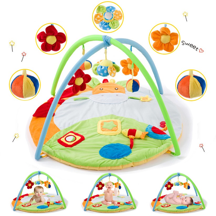 Smart kiddy shop Play Gym Play Mat ยีราฟ เพลยิม เพลแมท ( ของเล่นเด็กอ่อน ของใช้เด็ก ของขวัญเด็กแรกเก