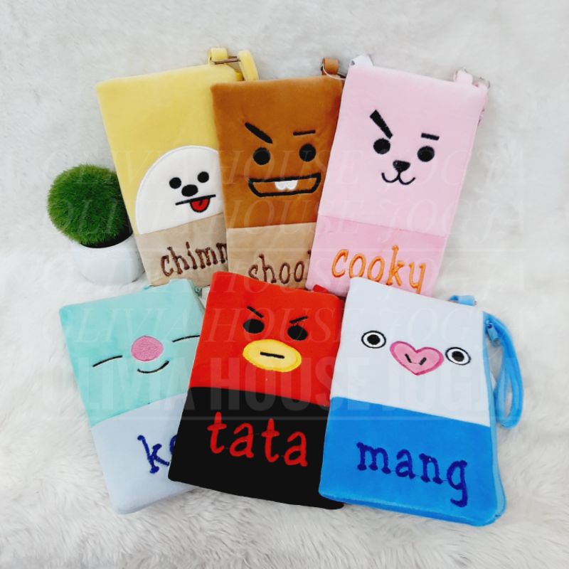 BTS กระเป๋าขนสัตว์ 2 สี BTS KPOP กระเป๋าขนสัตว์ BTS กระเป๋าสตางค์ขนสัตว์ BTS ยาว KPOP กระเป๋าสตางค์ข