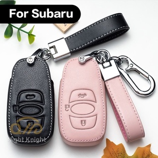 ใหม่ เคสกุญแจรีโมทรถยนต์ หนังวัวแท้ สําหรับ Subaru XV Forester BRZ WRX STI Levorg Outback