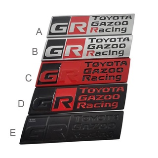 สติ๊กเกอร์โลโก้โลหะ Gr Toyota Gazoo สําหรับติดตกแต่งรถยนต์ Toyota Gr 1 ชิ้น