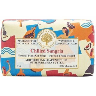 Wavertree &amp; London Luxury Soap - Chilled Sangria สบู่ออร์แกนิค (ไวน์แดงผสมเลม่อน)  (200g)