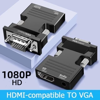 อะแดปเตอร์แปลงสายเคเบิลดิจิทัล HDMI เป็น VGA 1080P สําหรับ Xbox PS4 PC แล็ปท็อป กล่องทีวี เป็นโปรเจคเตอร์ HDTV