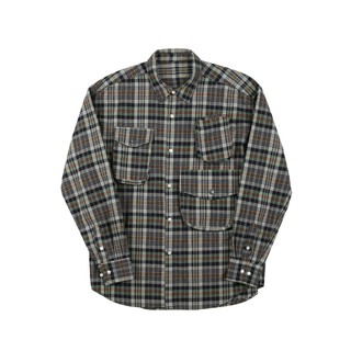 Mister Child CARGO ZIPPER SHIRTS (GREY CHECK)