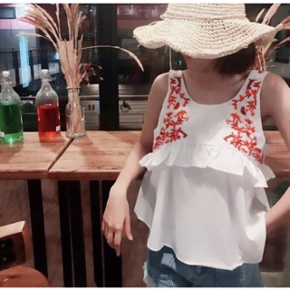 🌹เสื้อกล้ามปัก