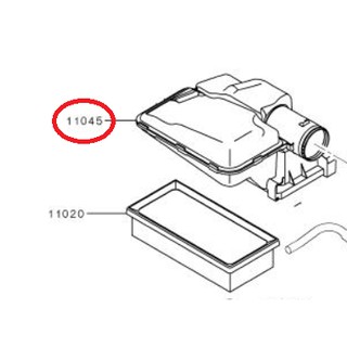 ฝาครอบกรองอากาศ เอ็กแพนเดอร์ XPANDER Mitsubishi  มิตซู แท้ เบิกศูนย์ รหัส 1500A686