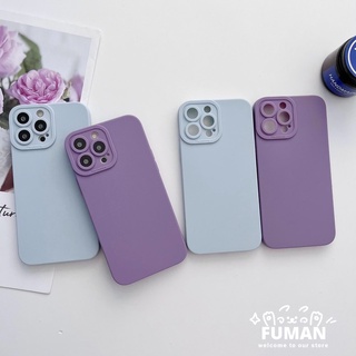 เคสโทรศัพท์มือถือ TPU แบบนิ่ม สีพื้น สีม่วง สําหรับ Xiaomi Redmi Note 11 9 8 7 5 11S 11T 5G 10 Pro 5G 4G Note 10S 9S 9T 9A 9C 9 8 8A 7 6 Y3