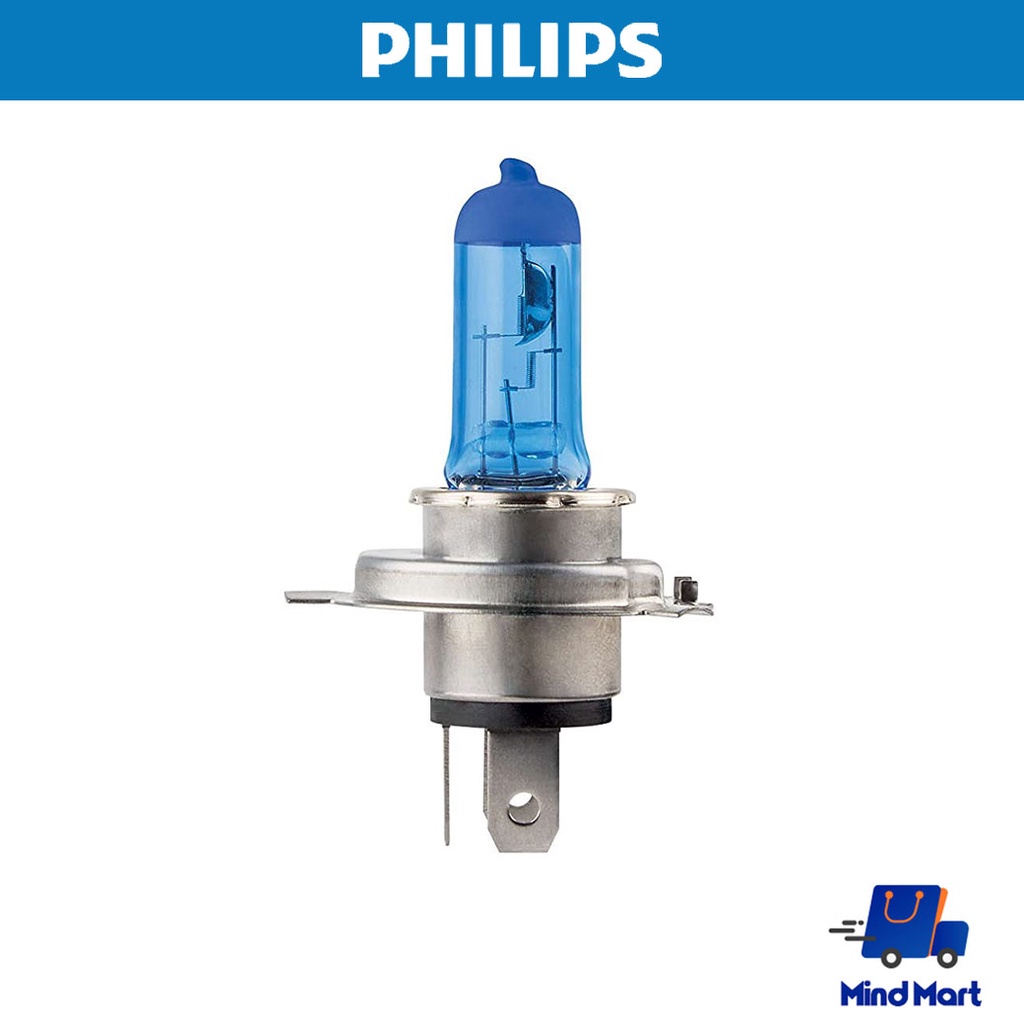หลอดไฟหน้ารถมอเตอร์ไซค์ UPGRADE PHILIPS HS1 รุ่น DIAMOND VISION 12636 BV 12V 35/35W PX43T-38