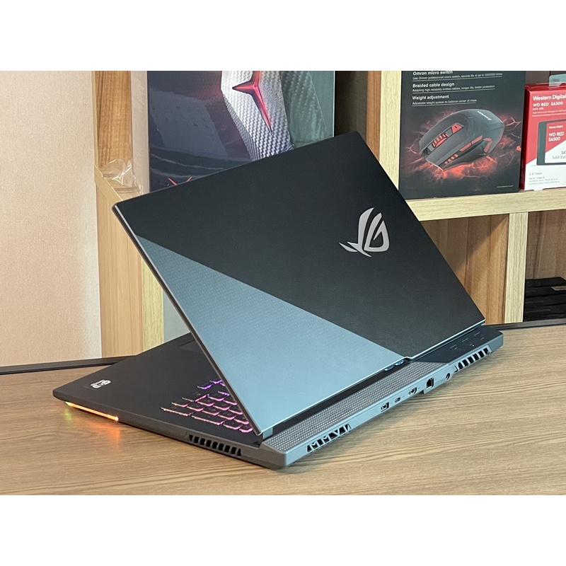Asus ROG Strix G17 GL743QE -HX088T Ryzen 9 5900HX SSD512GB RAM16GB RTX 3050 Ti (4GB GDDR6)ครบกล่องปร