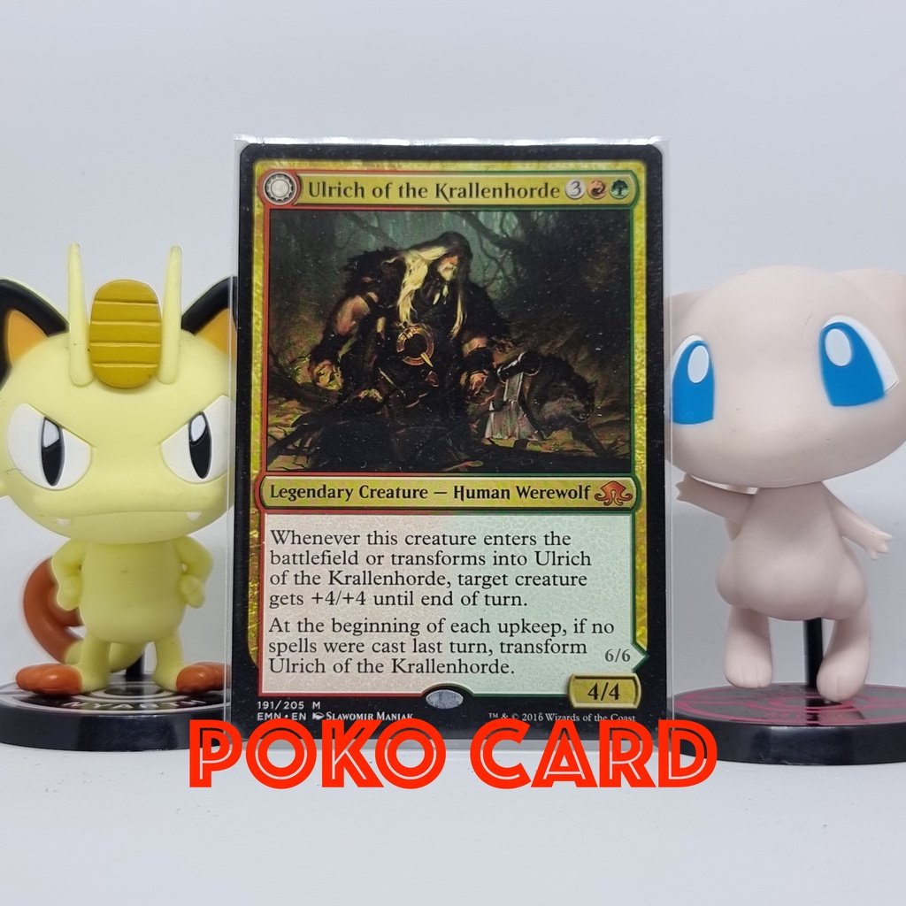 Ulrich of the Krallenhorde การ์ด Magic The Gathering ของแท้ จากชุด Eldritch Moon