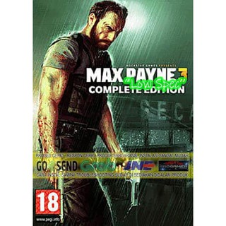 Max PAYNE 3 COMPLETE EDITION CD DVD GAME PC เกมแล็ปท็อปเกมแล็ปท็อป