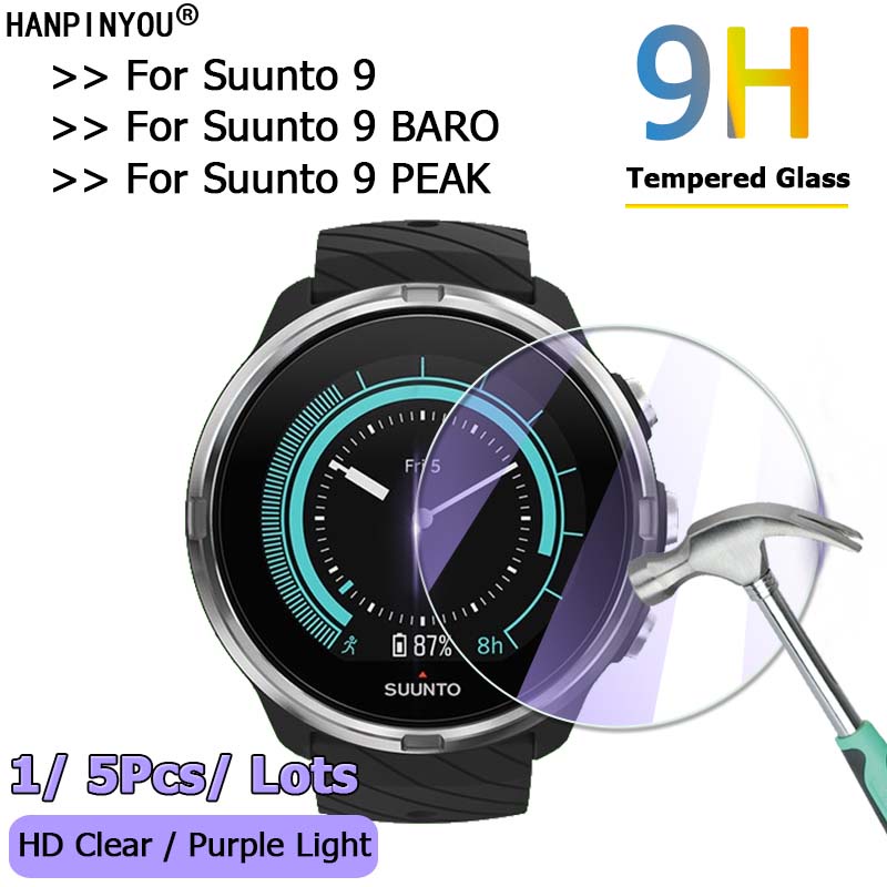 ฟิล์มกระจกนิรภัยกันรอยหน้าจอ 2.5D สําหรับ Suunto 9 / Peak / Baro