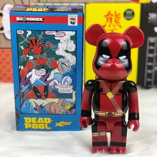 Bearbrick 400 % 28 ซม. Deadpool โมเดลตุ๊กตาของเล่นสําหรับเด็ก