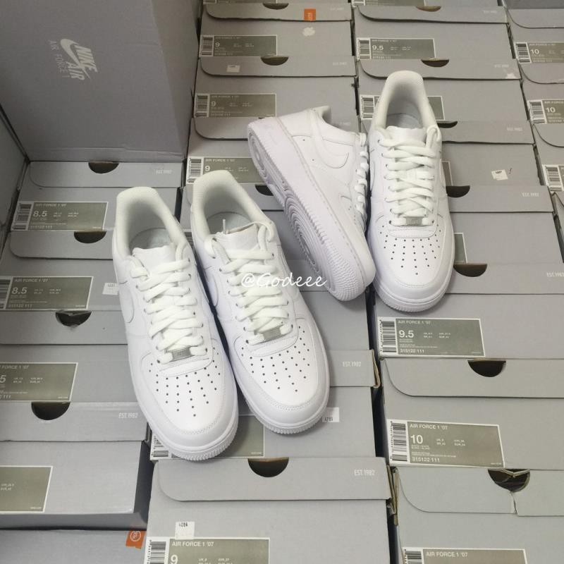 ของแท้ 100 Nike Air Force 1 AF1 สีขาวต่ำ 315122233 - kenzokenzo223.th ...