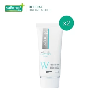 [แพ็ค 2] Smooth E White Babyface Cream 30 G. ครีม ผิวขาว เนียนใส สูตรสำหรับผิวอ่อนโยน MelaWhite Switzerland สมูทอี