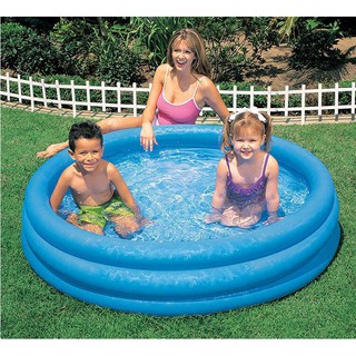 Ainakids  intex 58426 CRYSTAL BLUE POOL สระน้ำเป่าลม สีฟ้า 58 นิ้ว (147 ซม.)