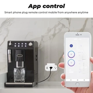 Smatrul Tuya อะแดปเตอร์ซ็อกเก็ตชาร์จ Wifi 16A US Plug สําหรับ Google Home Alexa Tmall Genie