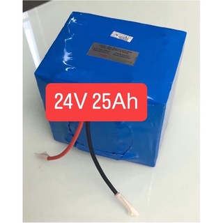 แบตเตอรี่ลิเที่ยม ฟอสเฟส lifepo4 24V 25Ah สำหรับ จักรยานไฟฟ้า รถมอเตอร์ไซค์ไฟฟ้า