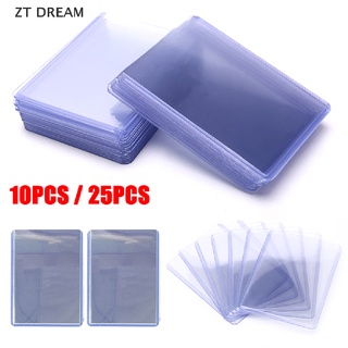 ZTD 10/25PCS 35PT Top Loader 3X4" Board Game Cards Outer Protector Gaming Trading 07