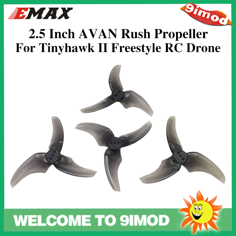 Emax Avan Rush 2 . 5 นิ้วใบพัดทวนเข็มนาฬิกา 3 ใบพัด Cw Ccw สําหรับ Emax 1106 มอเตอร์ Lipo 3s To 4s E