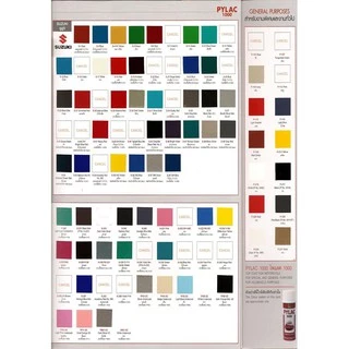 Pylac 1000สีสเปรย์ไพแลค1000 สีพ่นรถมอเตอร์ไซด์แท้จาก นิปปอนเพนต์ สีรองพื้นและสีสำหรับการใช้งานอื่น