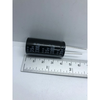 (5ชิ้น) Capacitor 3300 UF 35V DC ขนาด 18x40 MM.  พร้อมส่งสินค้าใหม่จากโรงงานคุณภาพดีเยี่ยม