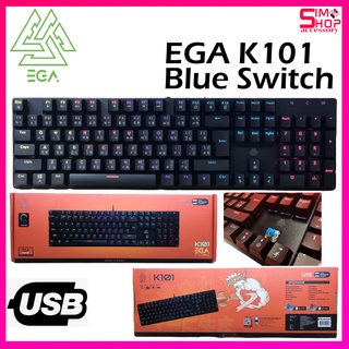 EGA K101 Lite Gaming Keyboard คีย์บอร์ดแมคานิคอล Full Size