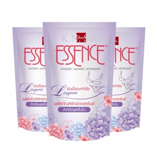 K.N. Shop ﻿Essence (เอสเซ้น) น้ำยาซักชุดชั้นใน เอสเซ้นซ์ ชนิดถุงเติม 400 มล. ( แพ็ค 3 ถุง )