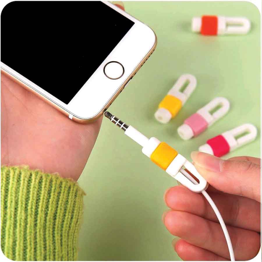 ตัวถนอมสายหูฟัง (5ชิ้น) Lightning saver ที่เก็บสายหูฟัง ป้องกันสายหูฟังหัก ช่วยยืดอายุการใช้งานของหู
