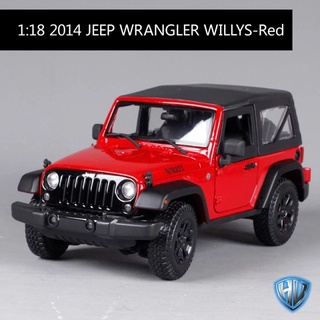 โมเดลรถ 1:18 2014 Jeep Wrangler [Maisto]