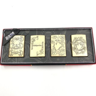 ไฟแช็คน้ำมันสไตล์ซิปโป้ Zippo เซ็ตละ 4 ชิ้น  No4