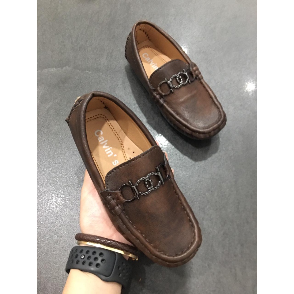 รองเท้าโลฟเฟอร์เด็กผู้ชาย Obviate