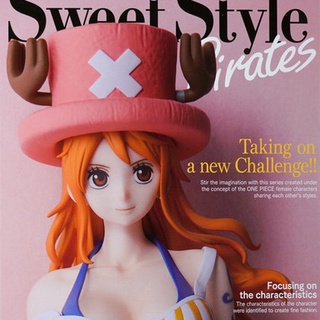 Nami ของแท้ JP แมวทอง - Sweet Style Pirates Banpresto [โมเดลวันพีช]