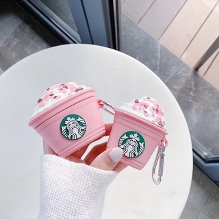 เคสแอร์พอด Starbucks Cup ชมพู เคสแอร์พอดสอง เคสแอร์พอดสาม เคสแอร์พอดโปรหนึ่ง เคสแอร์พอดโปรสอง