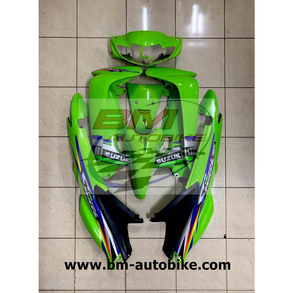 ชุดสี SUZUKI SMASH 110 D สีเขียว JUNIOR PRO มีกันตกสั้น หรือ ยาว ซูซูกิ สแมช110 จูเนียร์