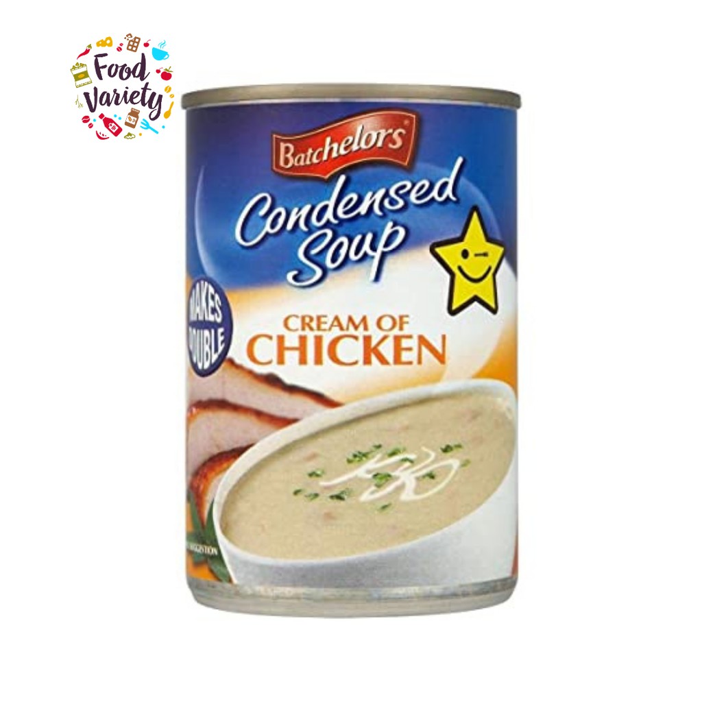 Batchelors Cream of Chicken Soup 295g แบ้ดเชอเลอร์ส ซุปครีมไก่เข้มข้น 295 กรัม