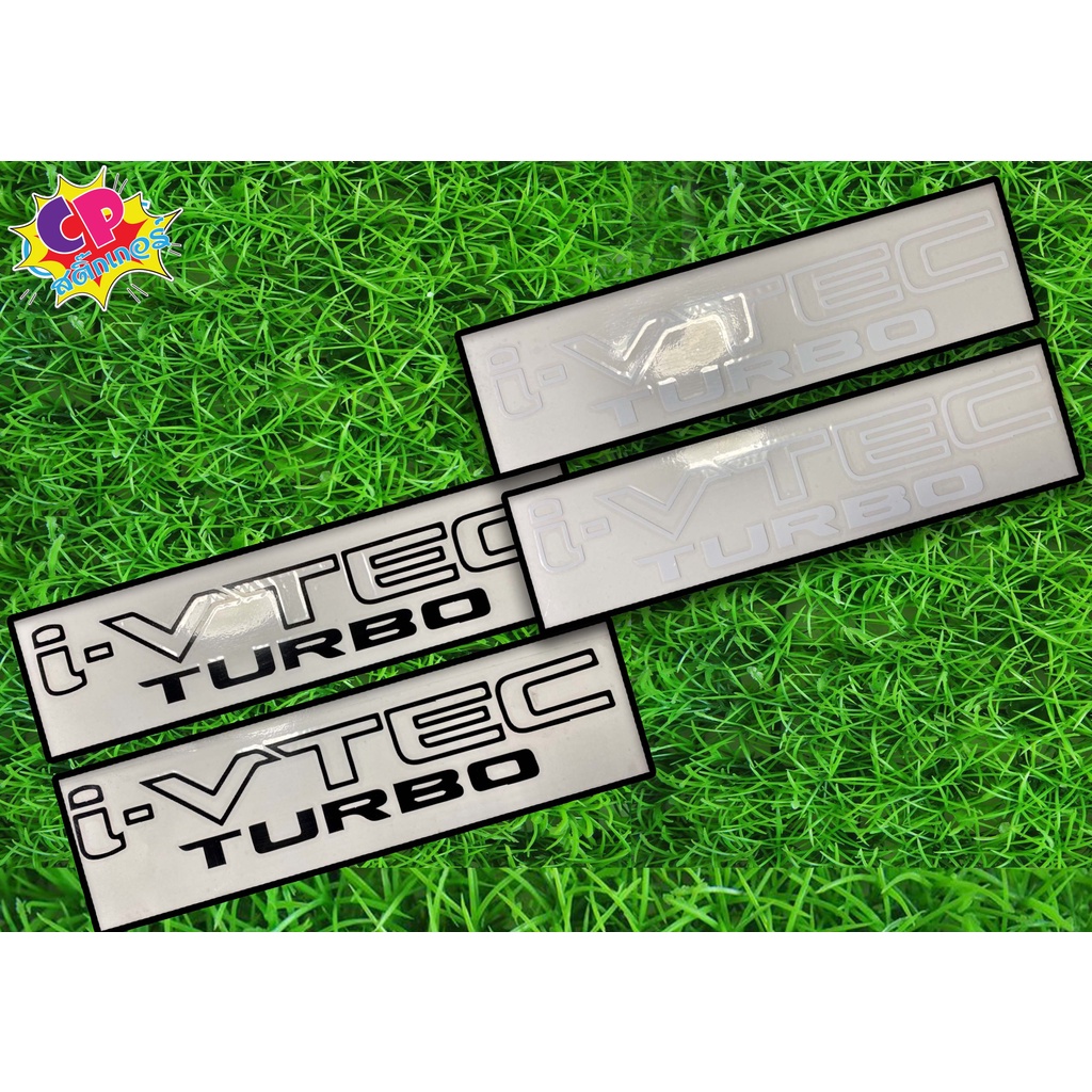สติ๊กเกอร์ I-VTEC TURBO ติดชายประตูหลัง