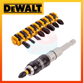 [โค้ด YTEYLB ลดเพิ่ม 45.-] DeWALT DT70518T DeWALT ชุดดอกไขควง 10 ชิ้น พร้อมหัวจับดอก ดอกไขควง 10 ตัวชุด  ชุดดอกขันสกรู