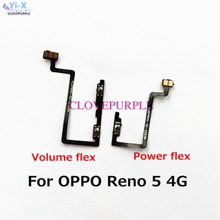 อะไหล่ซ่อมสายเคเบิลอ่อน ระดับเสียง สําหรับ OPPO Reno 5 4G 1 ชิ้น