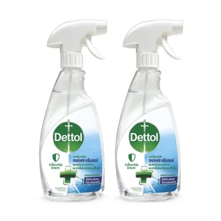Dettol เดทตอล สเปรย์ฆ่าเชื้อเดทตอล เซอร์เฟสคลีนเซอร์ สเปรย์ทำความสะอาด 500มลX2