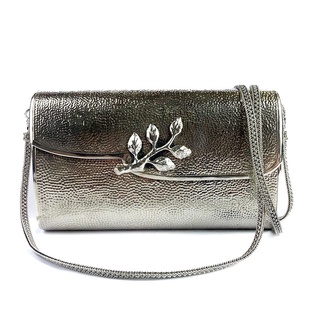 สอบถามสต๊อคก่อนสั่งซื้อ❗กระเป๋าตอกลายฆ้อนทุบ เงินแท้ 92.5% : Shiny 925 Sterling Silver Hammered Shoulder Bag [WSPP0037W]