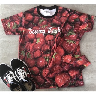 ชุดเซทเสื้อยืด &amp; กางเกงเลคกิ้ง ลายStrawberry