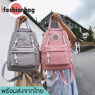 ifashionbag(IF1108)-F2กระเป๋าเป้มินิถือได้ผ้าโพลีเอส สีสันน่ารัก