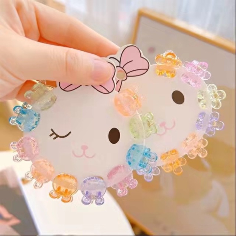กิ๊บติดผมหน้าม้า ขนาดเล็ก ลายการ์ตูนไอศกรีม ไอศกรีม สีเจลลี่ ขนาดเล็ก เหมาะกับฤดูร้อน สําหรับผู้หญิง