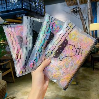ที่คาดผม ยางยืด สีดํา สําหรับเด็ก 1000 ชิ้น/ถุง